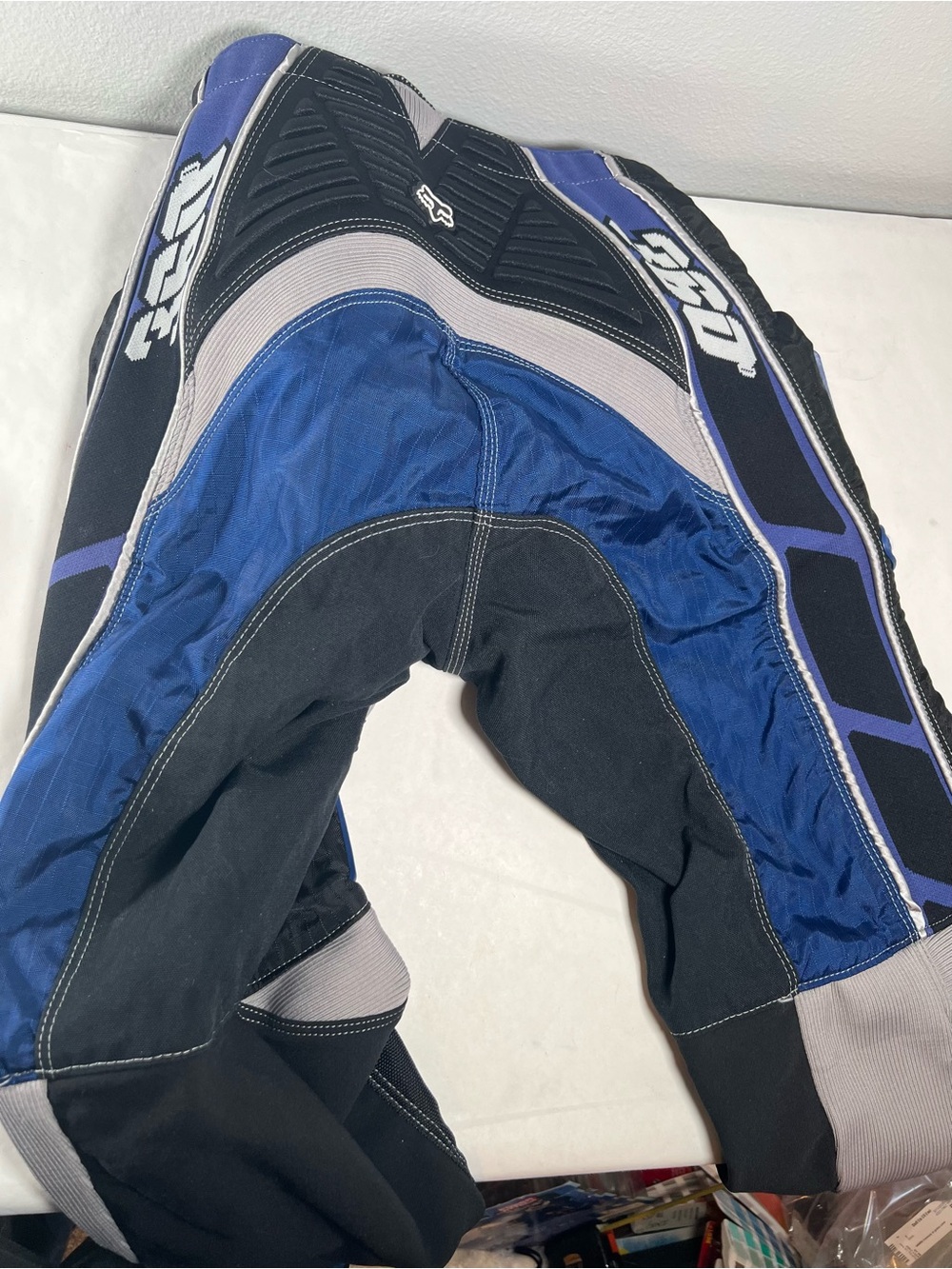 Fox Racing Blue,‎ Black & Gray MX Pants youth size M - Picture 2 of 6